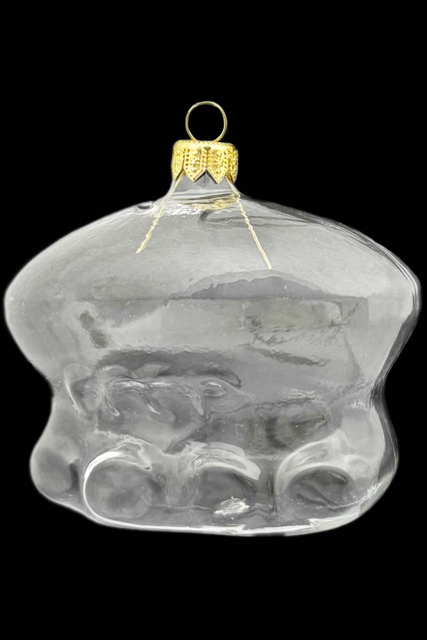 Стеклянная елочная игрушка Заготовка Луноход 8,5 см 161509200